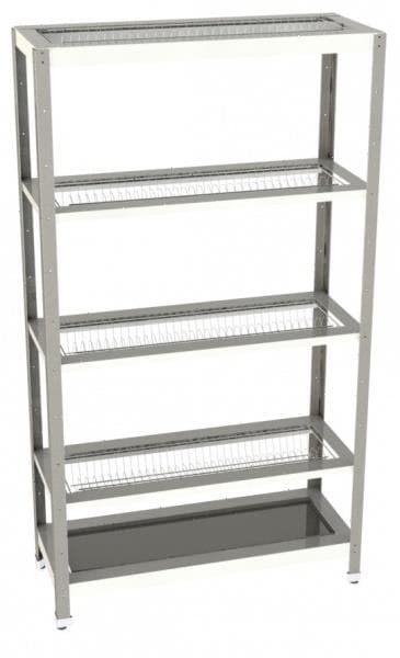 Стеллаж для сушки тарелок и стаканов Restoinox СТПТС-6/4-ЭН