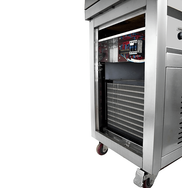 Фризер для жареного мороженого Foodatlas KCB-2F (контейнеры, 2 компрессора)