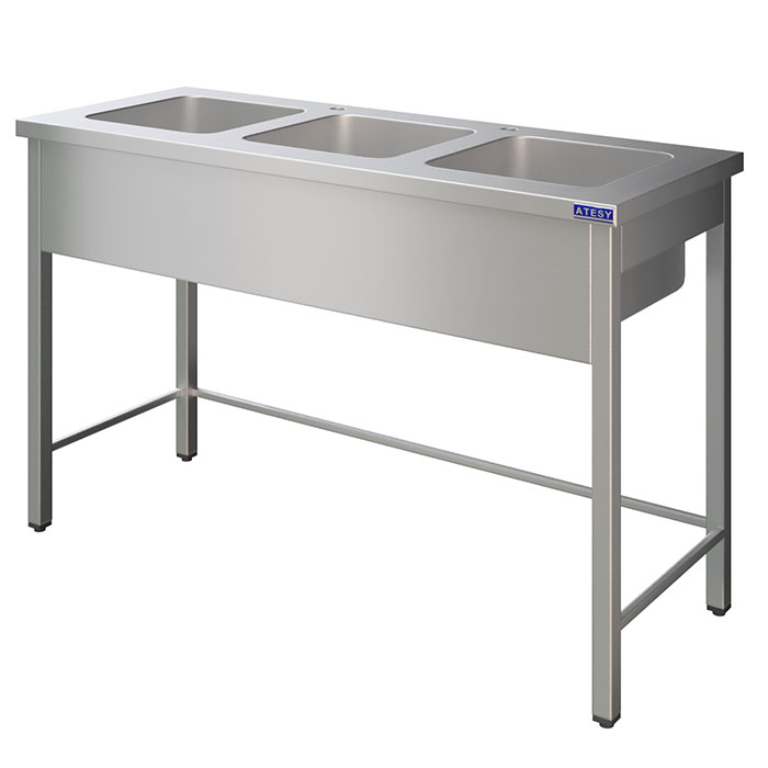 Ванна цельнотянутая Atesy ВСМЦ-Л-3.500.500.300-02-О (ВСМЦ-3/1800/700Н)