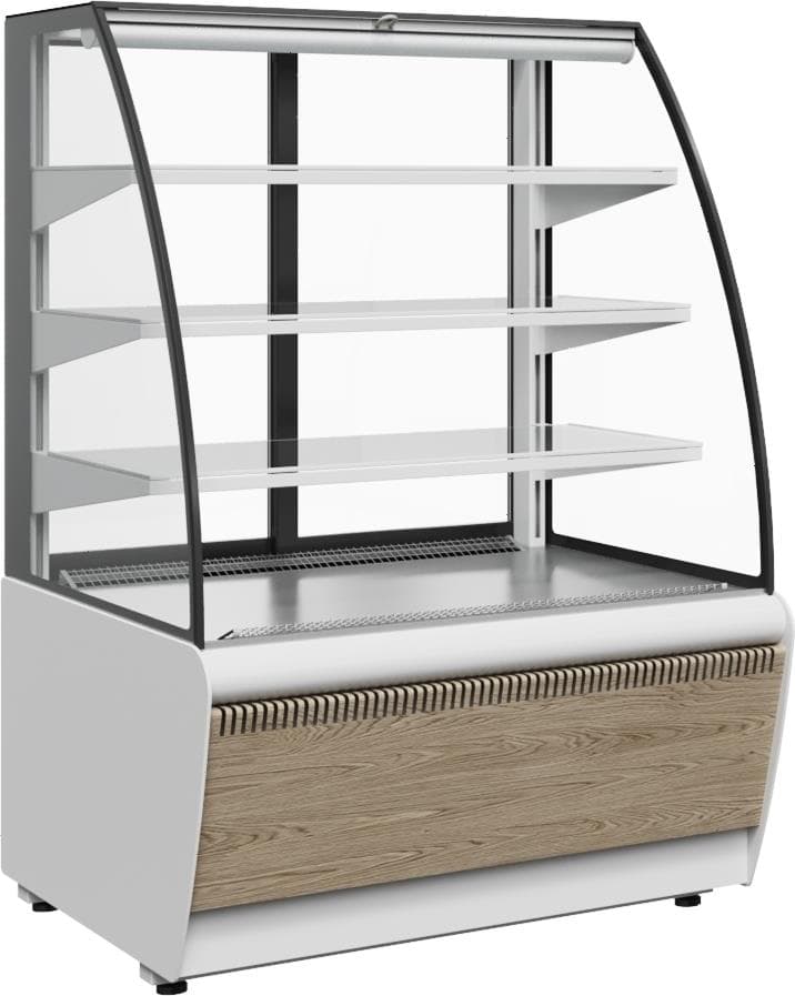 Витрина кондитерская Carboma K70 VV 0,9-1 (ВХСв-0,9д Люкс Техно) 9006-9005