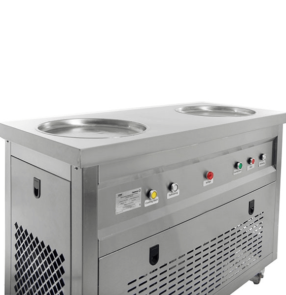 Фризер для жареного мороженого Foodatlas KCB-2Y (стол для топпингов, система контроля температуры)