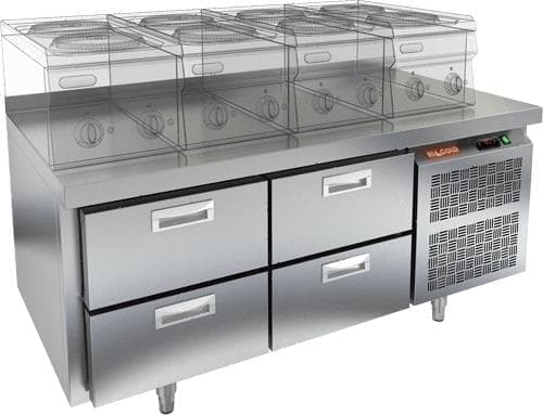 Стол морозильный Hicold GN 22/BT LT