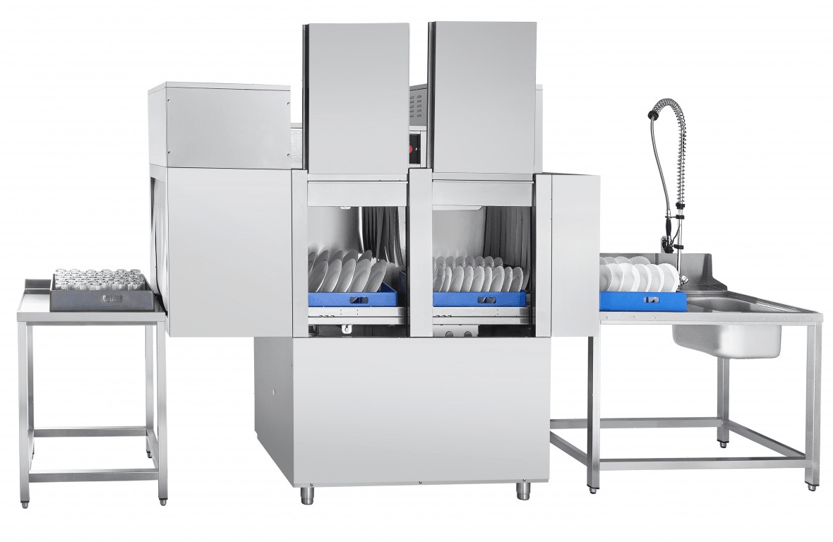 Тоннельная посудомоечная машина Abat МПТ-2000 правая (71000009797)