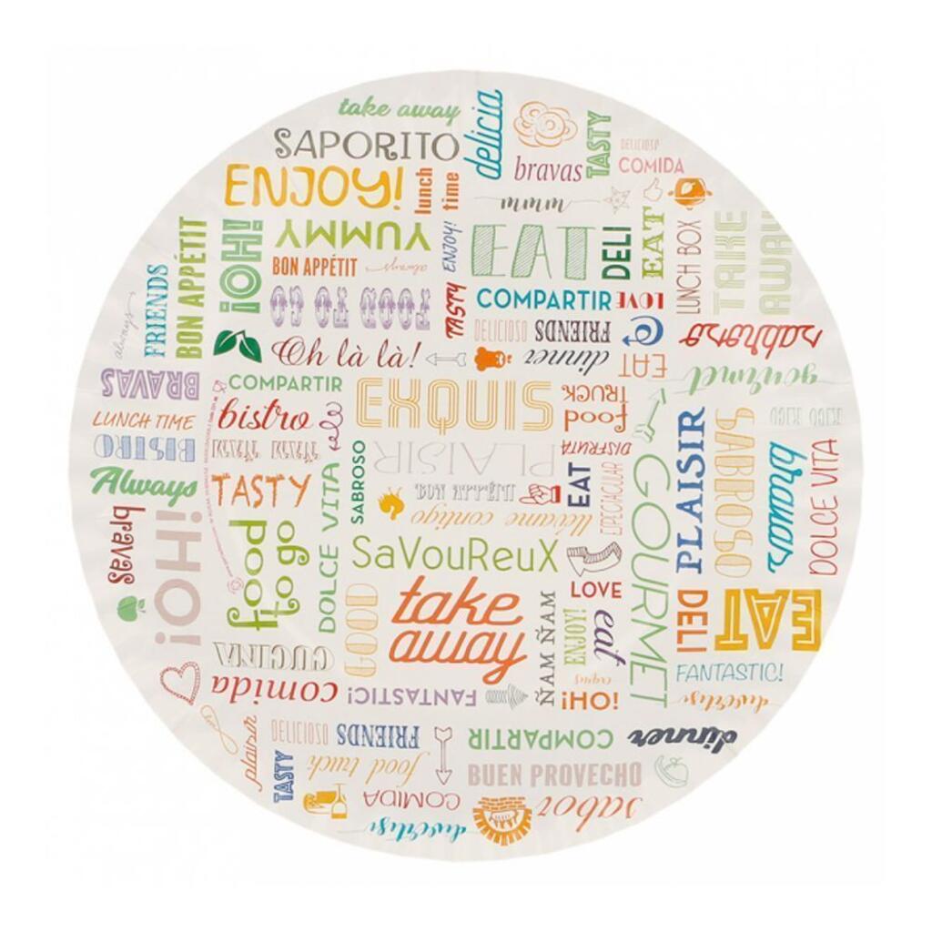 Тарелка Parole 23 см, 100 шт, картон Garcia De Pou | 221.96