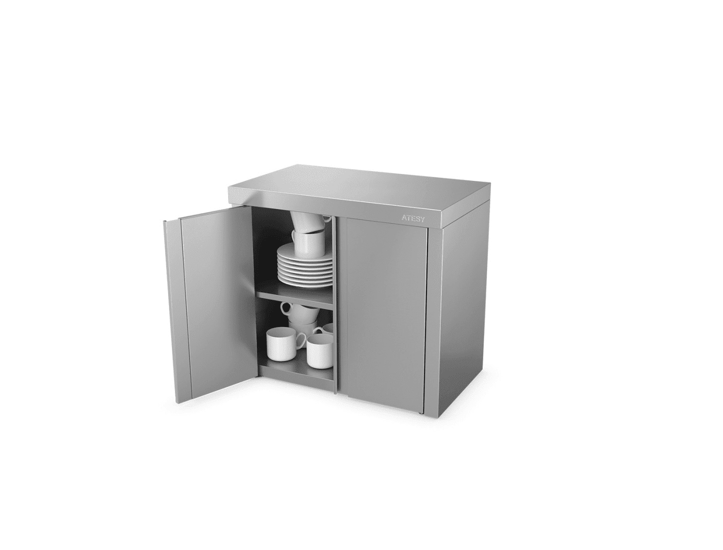 Полка кухонная закрытая Atesy ПЗК-С-700.420.640-02-Р (ПЗК-700)