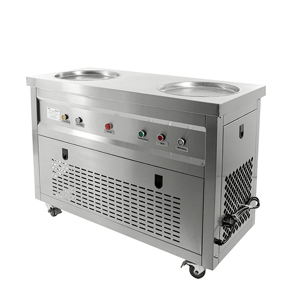 Фризер для жареного мороженого Foodatlas KCB-2Y (стол для топпингов, система контроля температуры)