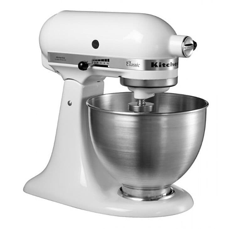 Миксер планетарный KitchenAid 5K45SSEWH белый