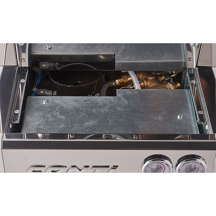 Кофемашина рожковая CONTI CC100 Compact TC 2Gr высокие группы, белая