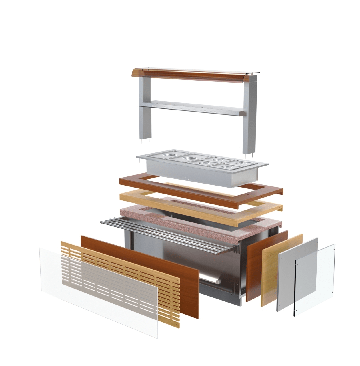 Мармит для вторых блюд Atesy Регата М2-1200-1540-02-П