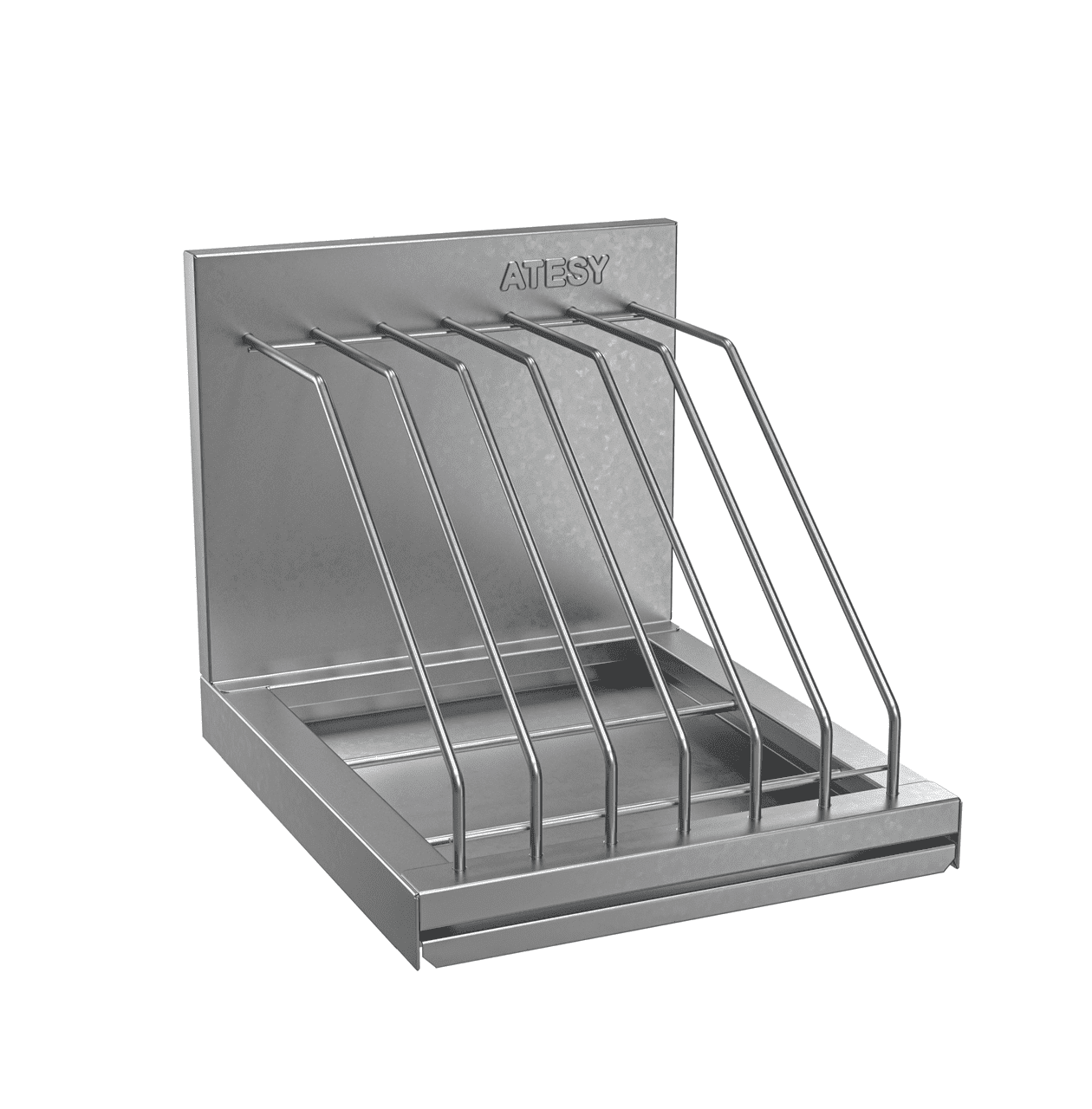 Полка кухонная для крышек Atesy ПКК-С-300.350-6-02