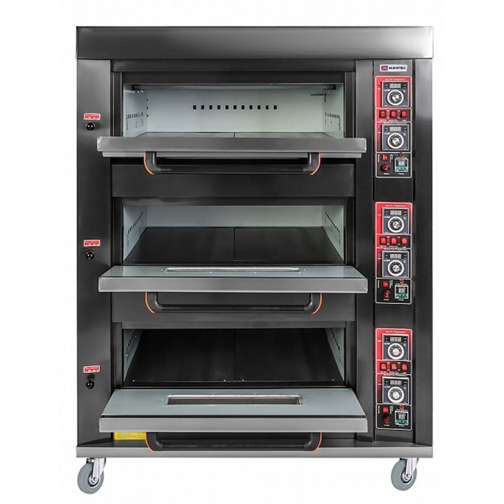 Печь подовая Miratek BK-36G ГАЗ с пароувлажнением на все ярусы