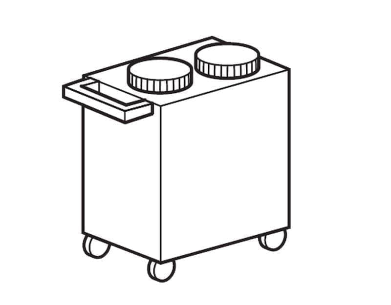 Диспенсер для тарелок Apach Chef Line LDH8380