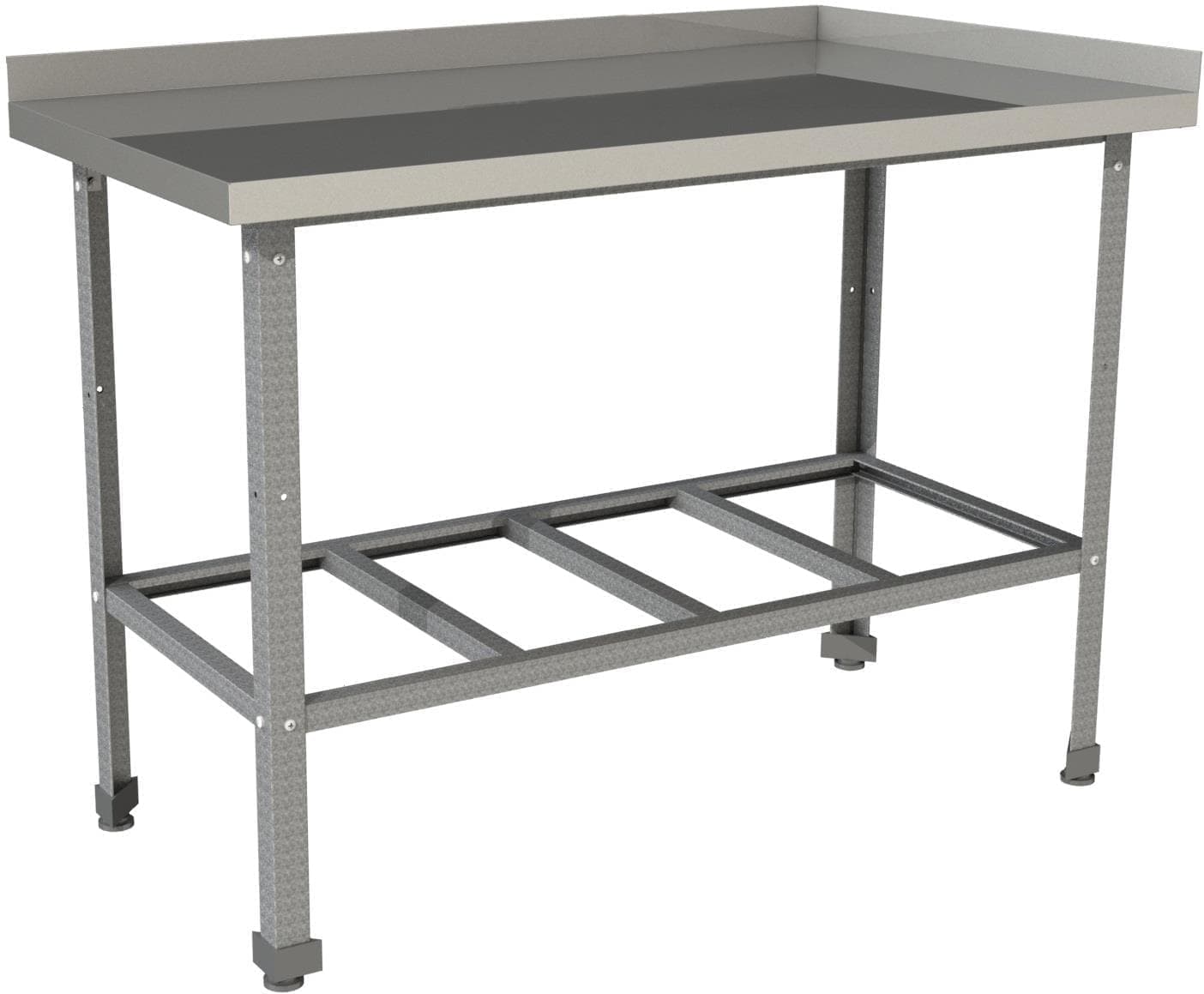 Стол производственный Restoinox СП-13/6-2БРП-ЭЦ 2 борта