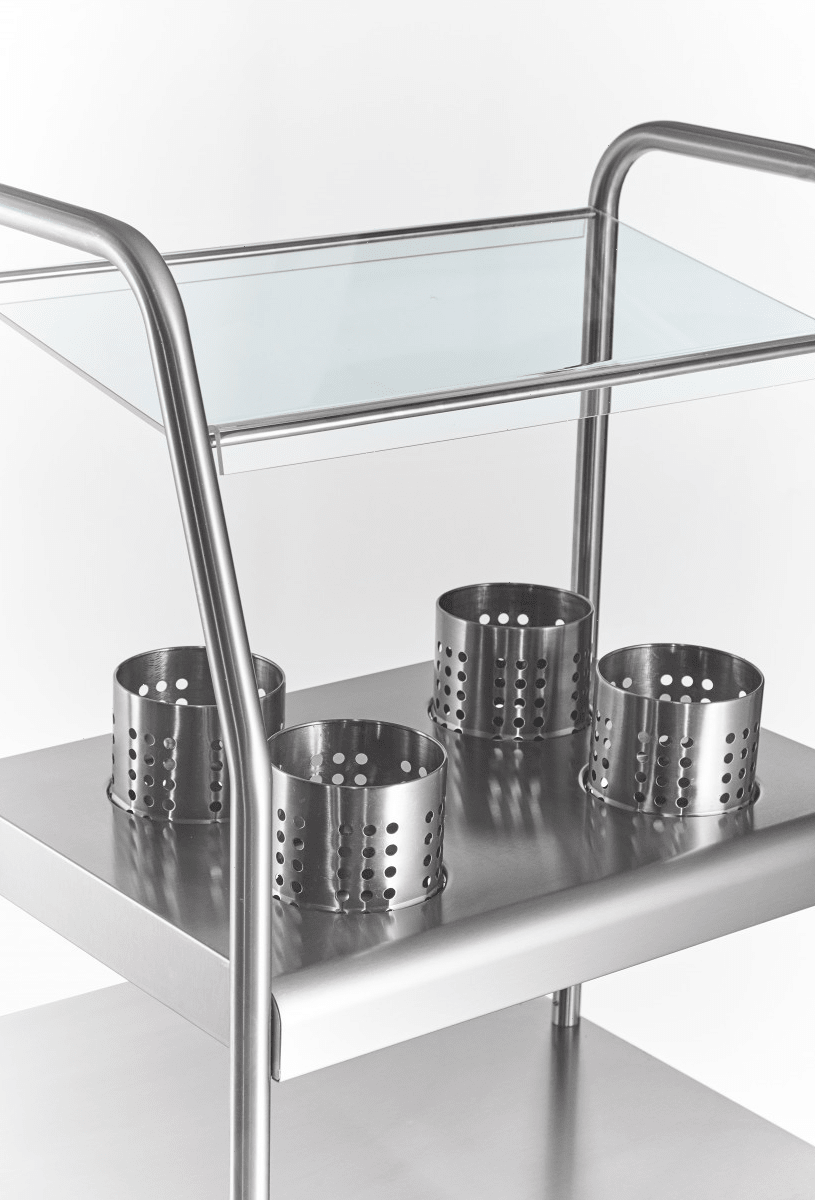 Прилавок для столовых приборов Abat ПСПХ-70КМ нерж. (21000802696)