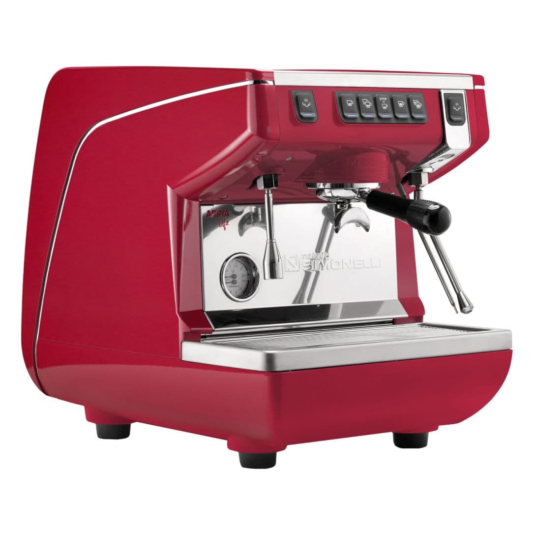 Кофемашина рожковая Nuova Simonelli Appia Life 1Gr V, red