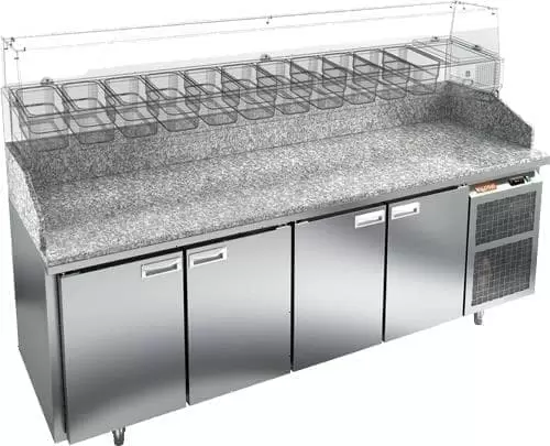 Стол холодильный (для пиццы) Hicold PZ3_1111/GN (без витрины)