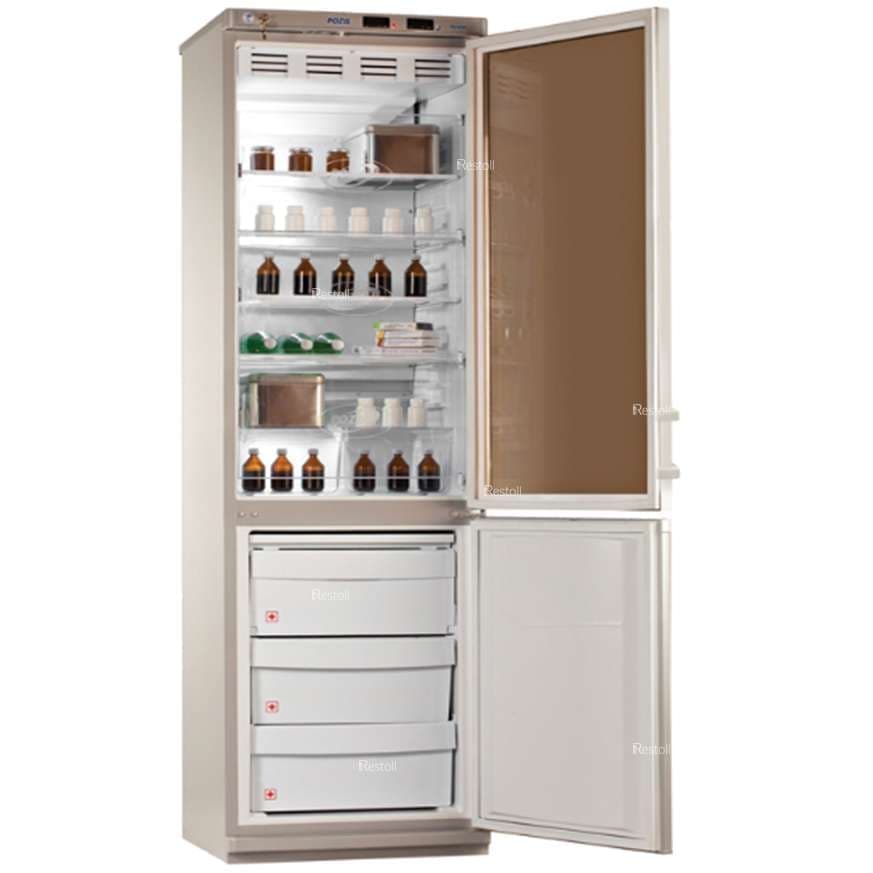 Шкаф комбинированный лабораторный Pozis ХЛ-340 (тонир. стекло)