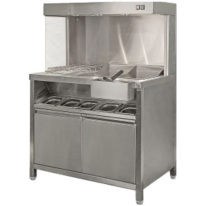 Станция хранения и фасовки картофеля фри с подогревом RoboLabs STF-060