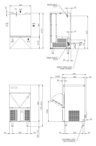 Льдогенератор Hoshizaki IM-30CNE
