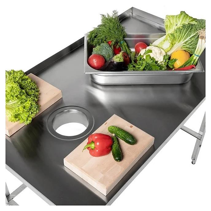 Стол для сбора пищевых отходов Кобор СРОБ-120/60 Л/П