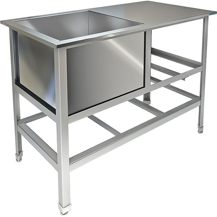 Ванна моечная Техно-ТТ ВМ-33/530, мойка сварная, без борта