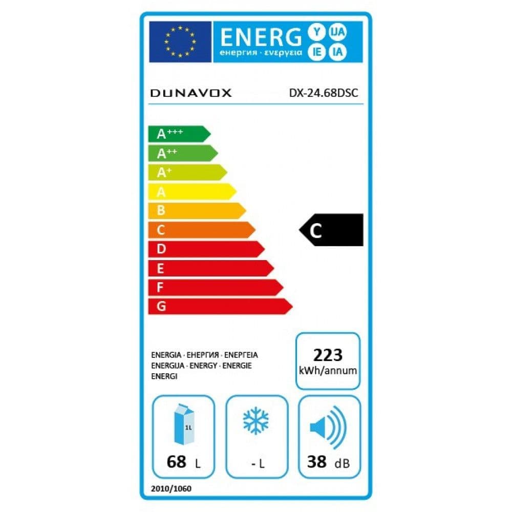Шкаф винный Dunavox DX-24.68DSC