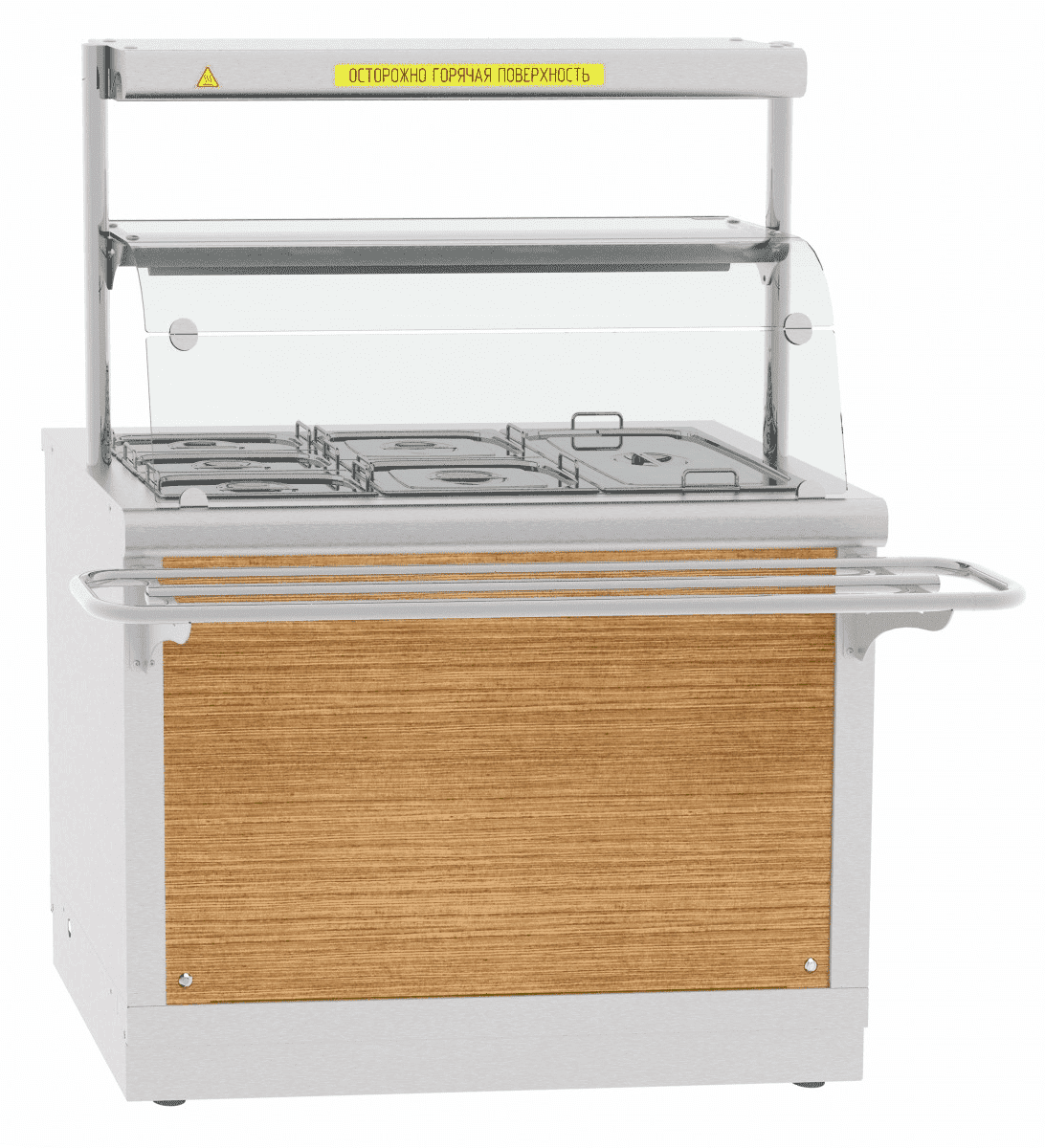 Мармит для вторых блюд Abat ЭМК-70Х с подогреваемой полкой (21000002880)