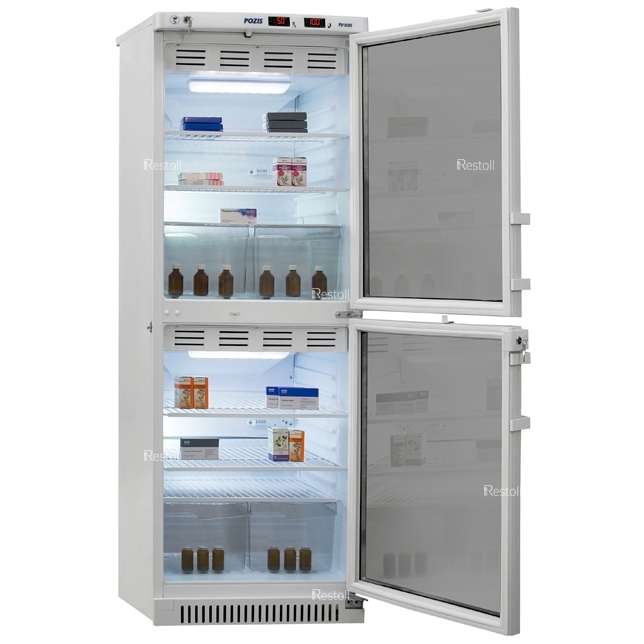 Шкаф фармацевтический Pozis ХФД-280 (тонир. стекло, новый блок)