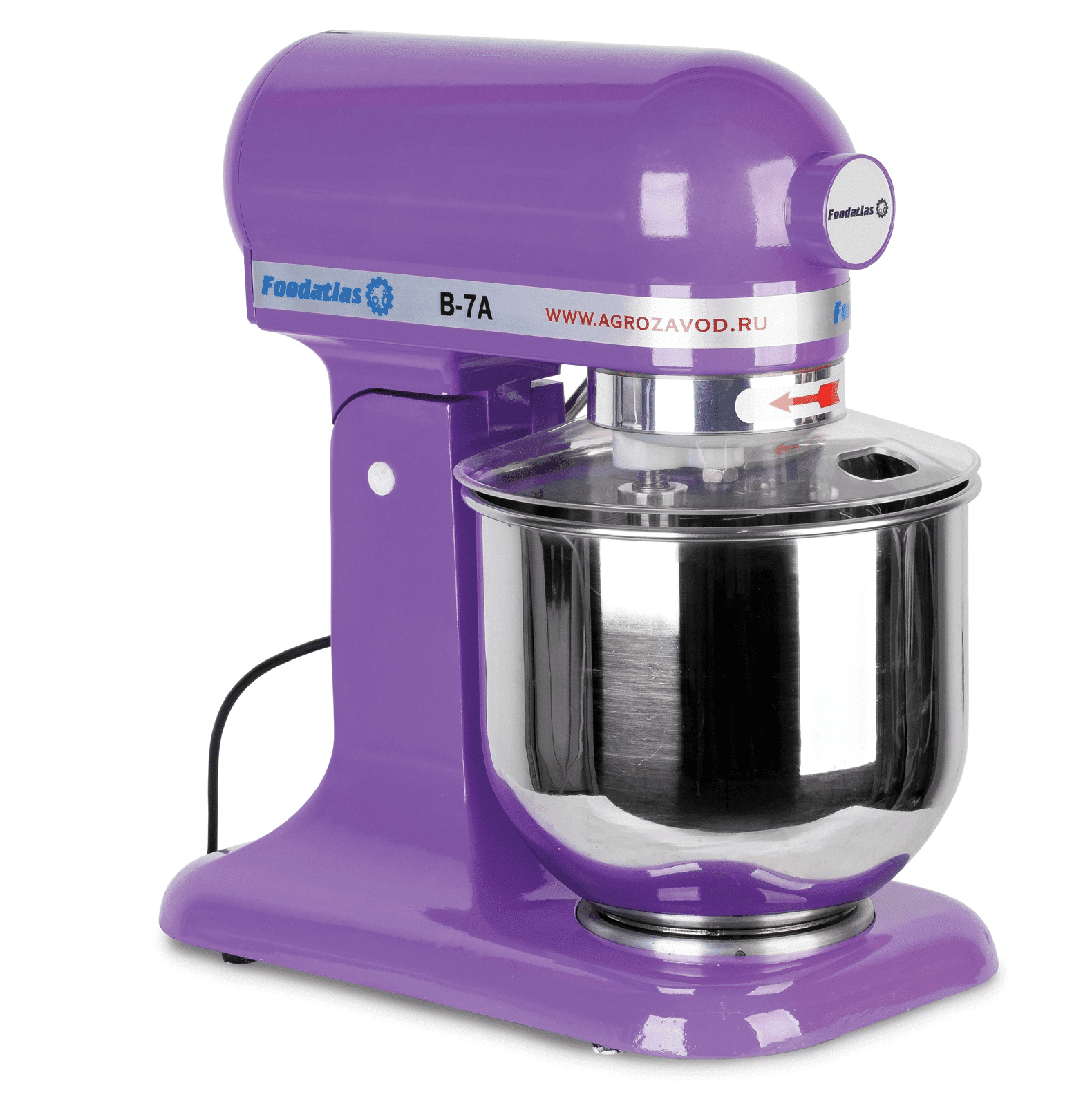 Миксер планетарный Foodatlas B-7A фиолетовый