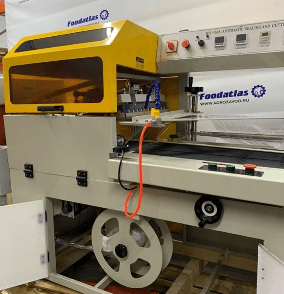 Термоусадочная линия автоматическая Foodatlas BSL-560A (L-обрезка и термоусадка)