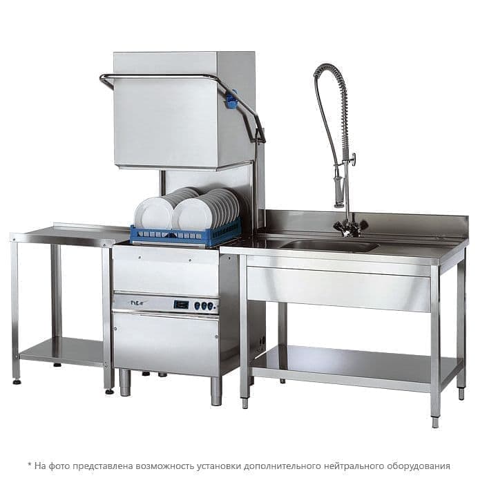 Купольная посудомоечная машина Dihr HT 11+DP+DD (помпа, дозатор)