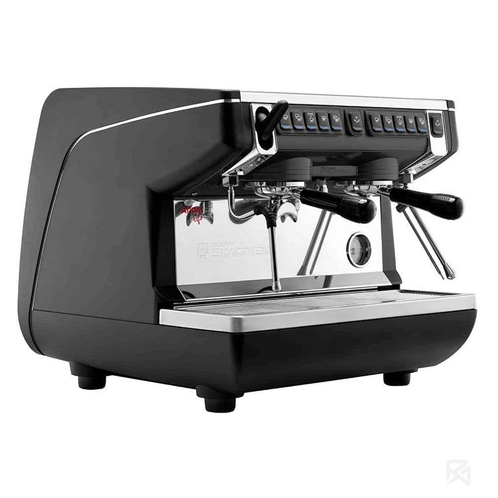 Кофемашина рожковая Nuova Simonelli Appia Life Compact 2Gr V высокие группы, экономайзер, черная
