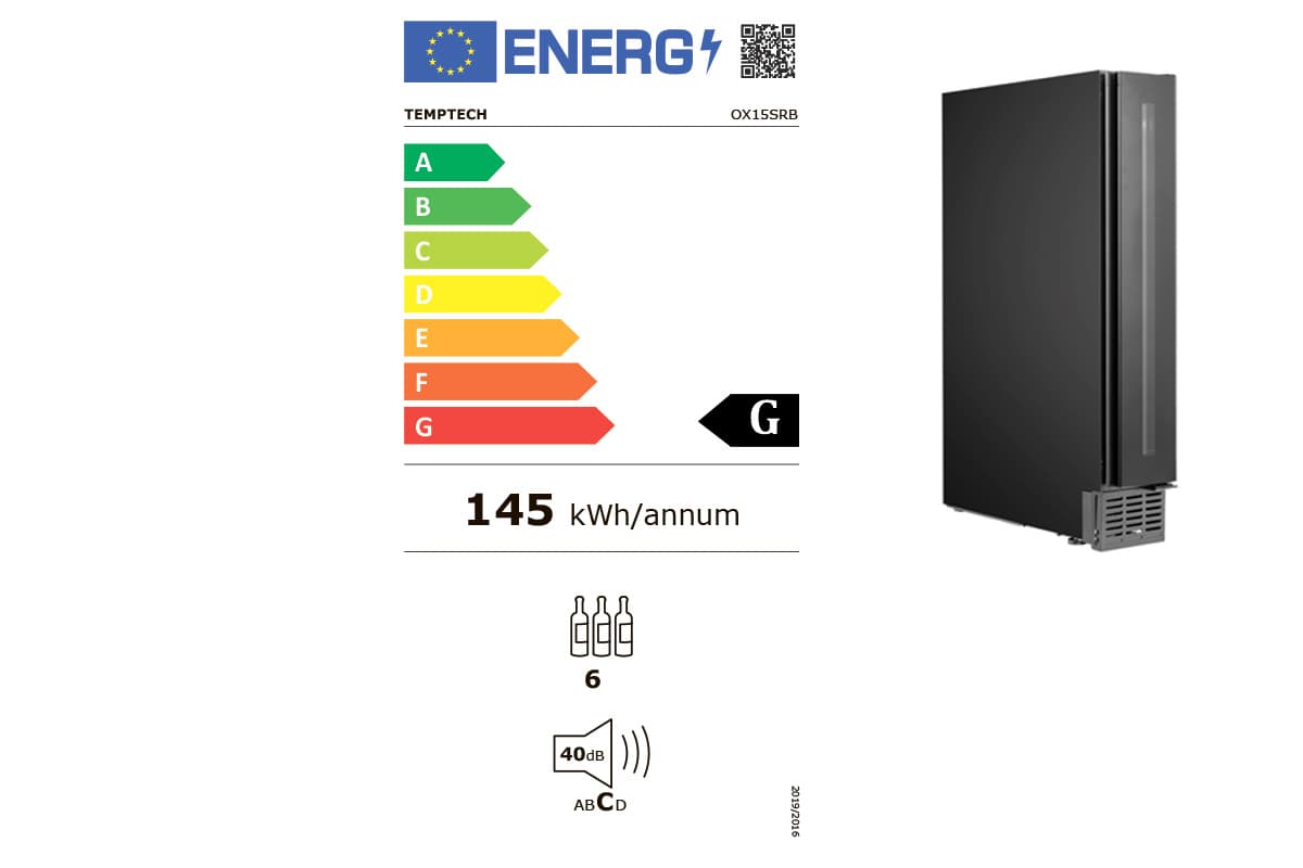 Шкаф винный Temptech OX15SRB