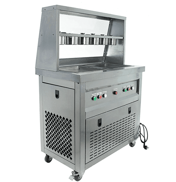 Фризер для жареного мороженого Foodatlas KCB-2F (контейнеры, 2 компрессора)