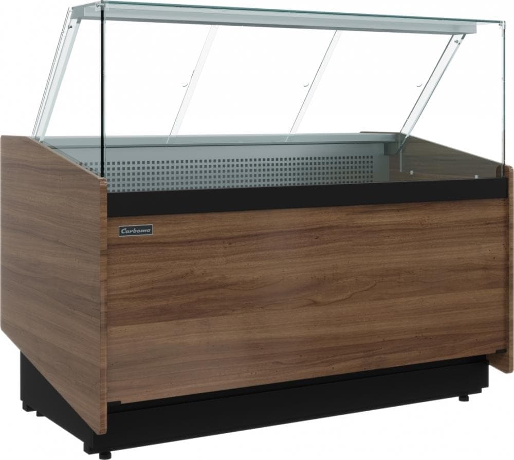 Витрина кондитерская Carboma KC80 SM 1,2-1 Тёмный дуб 1008