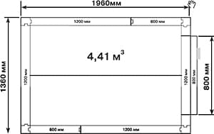 Камера холодильная Polair КХН‑4,41