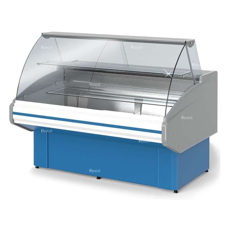 Витрина холодильная Golfstream Двина 120 ВВ, голубая