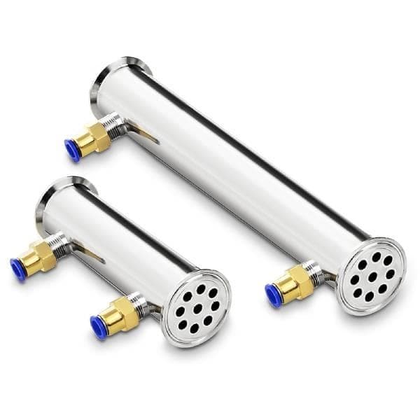 Дефлегматор трубчатый 9 трубок 10 мм, (h=200 мм), 2 дюйма