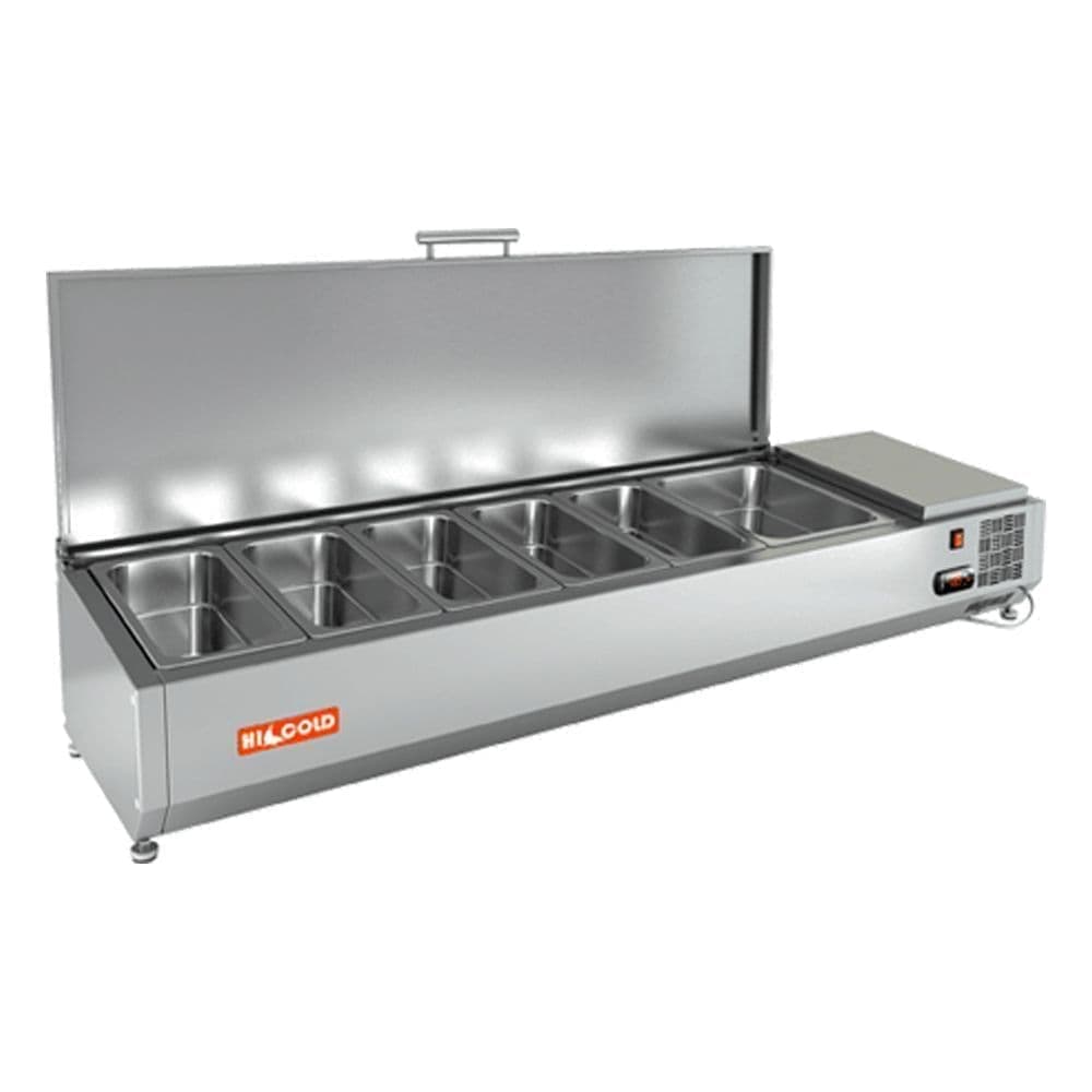Витрина холодильная для ингредиентов Hicold VRTU 1485 для стола PZE3