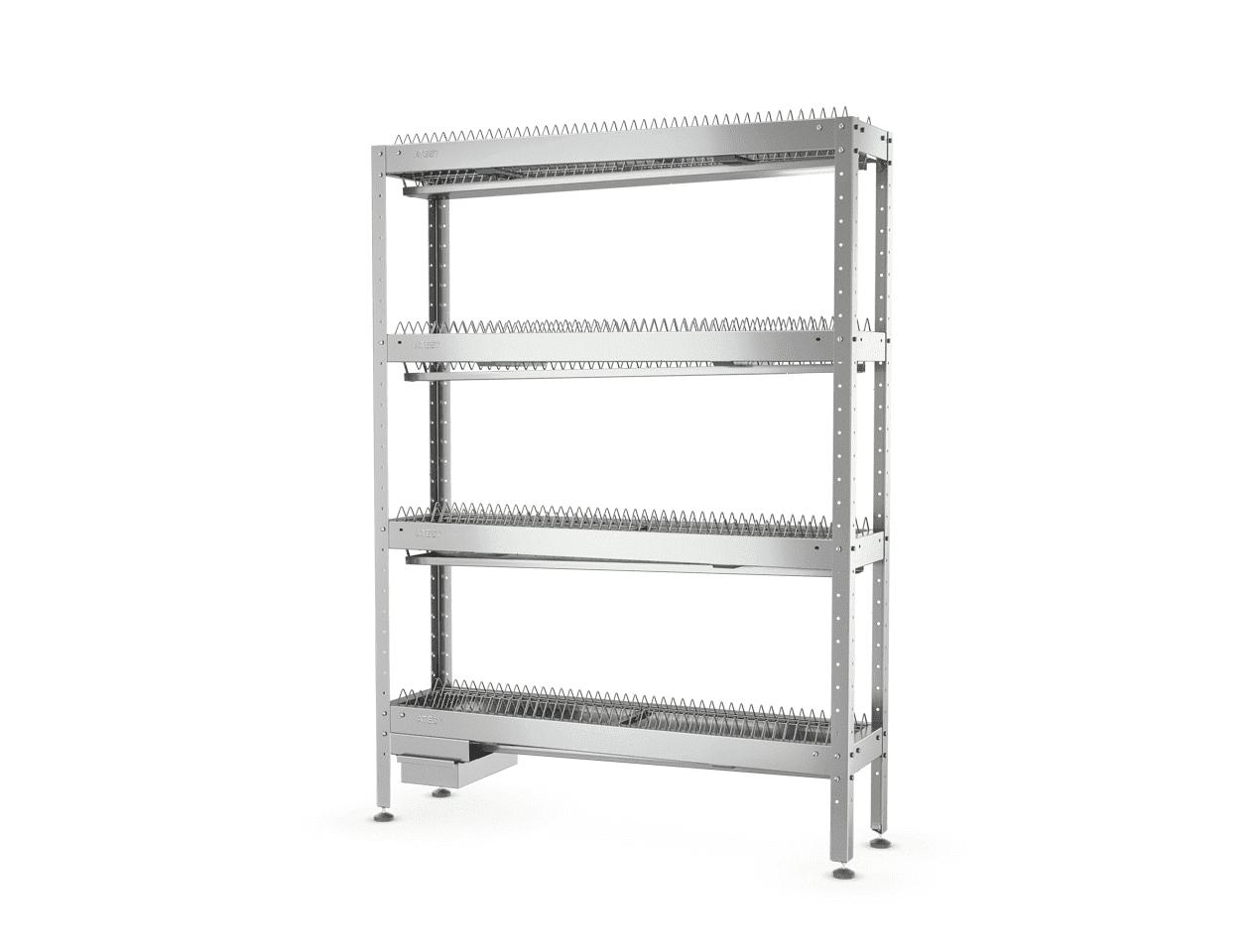 Стеллаж кухонный для тарелок Atesy СКТ-С-1200-02-Н (СКТ-1/1200)