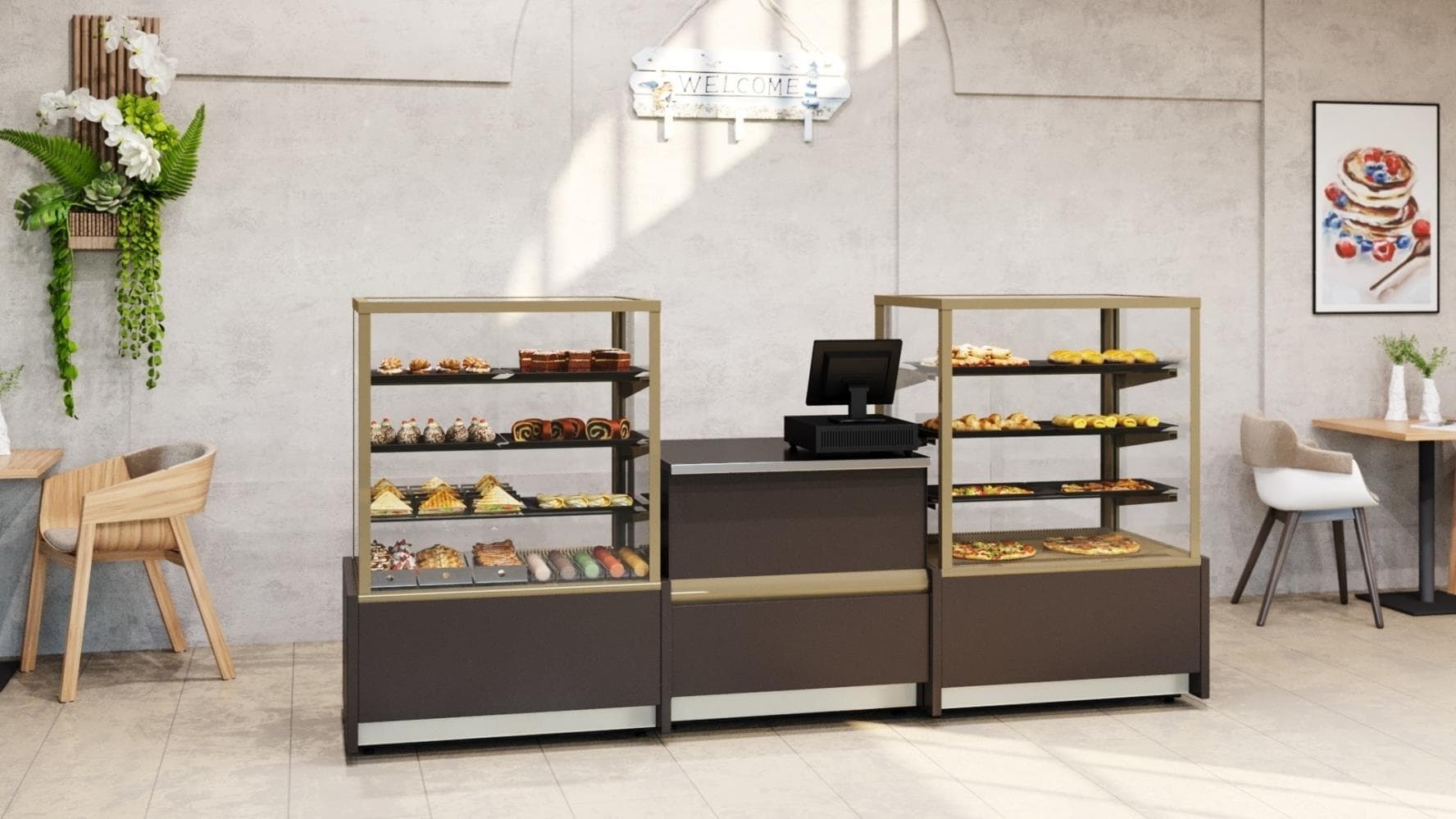 Витрина хлебная Carboma KC70 N 1,3-1 Cube 0102-0109