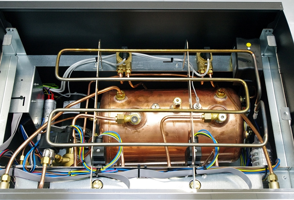 Кофемашина рожковая ACM Rounder 2 GR INOX (ACMRD002SIX+high cup+cup warmer) высокие группы