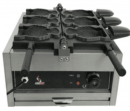Вафельница рыбки Airhot WBF-3