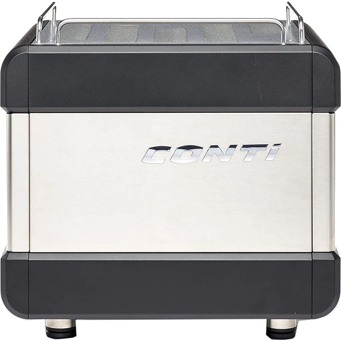 Кофемашина рожковая CONTI CC100 Compact TC 2Gr высокие группы, черная