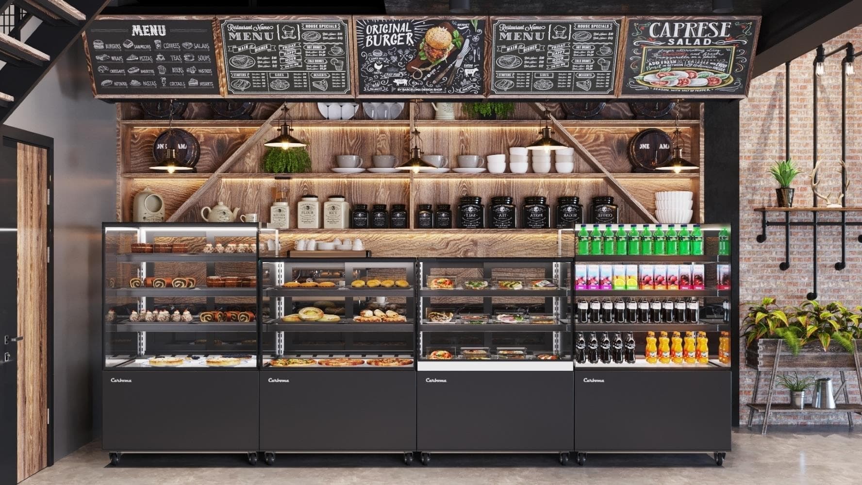 Витрина кондитерская Carboma KC84-150 VV 0,9-1 9005