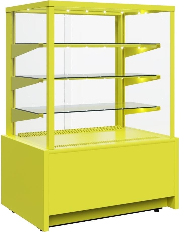 Витрина кондитерская Carboma KC70 VM 1,3-1 (ВХСв-1,3д Cube) 0102-0109