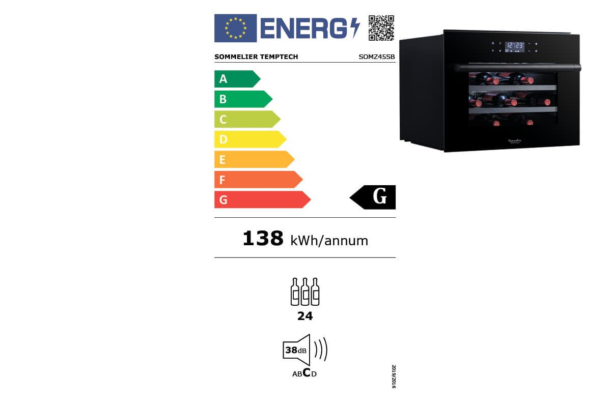 Шкаф винный Temptech SOMZ45SB