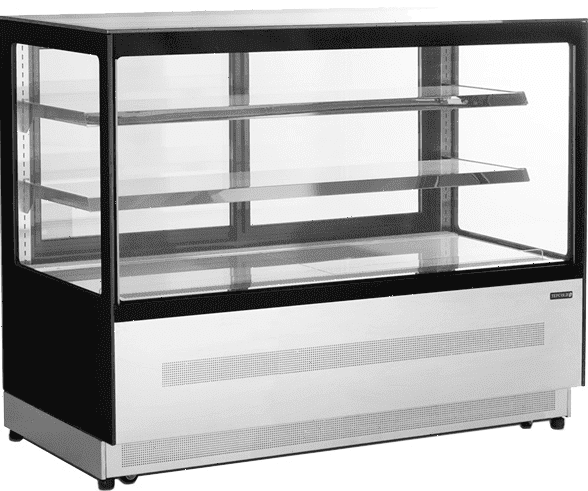 Витрина кондитерская Tefcold LPD1500F/Black черная/нерж