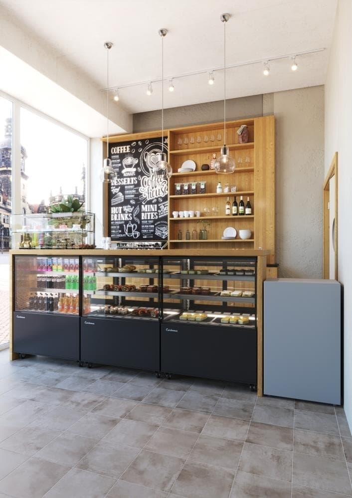 Витрина кондитерская Carboma KC78-150 VV 1,5-1 9005