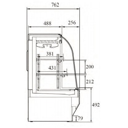 Горка холодильная Turbo Air TCDD-96L
